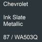 Preview: Chevrolet, Ink Slate Metallic, 87 / WA503Q.